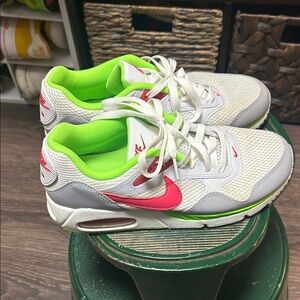 Nike White and Pink Athletic Shoes